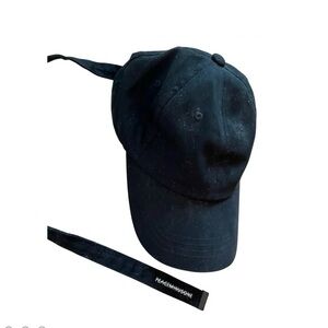 PEACEMINUSONE Cap Cotton Black Mens Long Belt